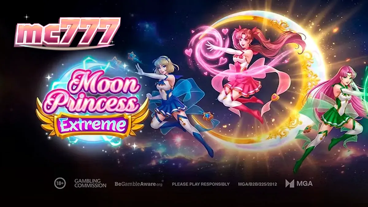 Tampilan visual karakter dalam slot Moon Princess Extreme